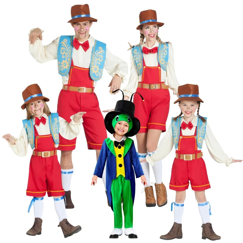 Disfraces para Grupo de Pinocho Pinocho Disfraces Simon